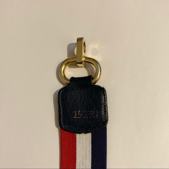 RARE Vintage Nautical Stretch Stripe Belt w/ Clasp - Picture 5 of 10